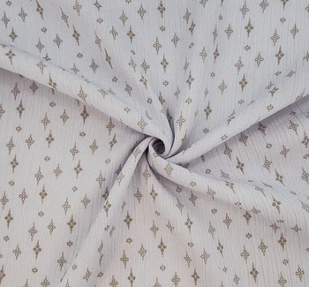 Rayon Crinkle 1D1410 Lavender/Taupe fabric by the yard, 50/52 inches wide