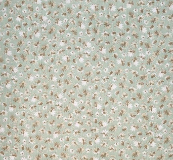 Yoryu Chiffon 1D1629 Laurel Green fabric color and pattern detail, 57/58 inches wide