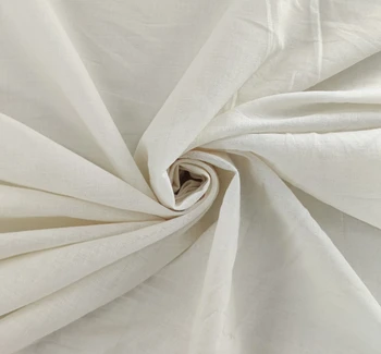 Cotton Lawn Solid Ivory fabric by the yard, 57/58 inches wide