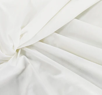 Broadcloth Solid Ivory fabric by the yard, 58/60 inches wide