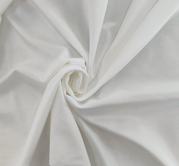 Techno Crepe Ivory fabric by the yard, 58/60 inches wide