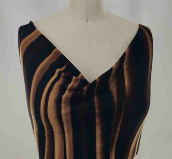 Knit  Spandex 1B651 Black/Mustard Knit  Spandex 1B651 Black/Mustard