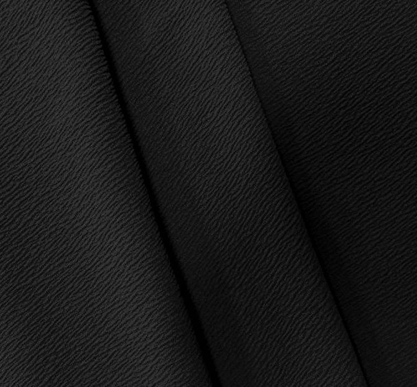 Liverpool Techno Jacquard Black Width 58/60" Apparel Fabric