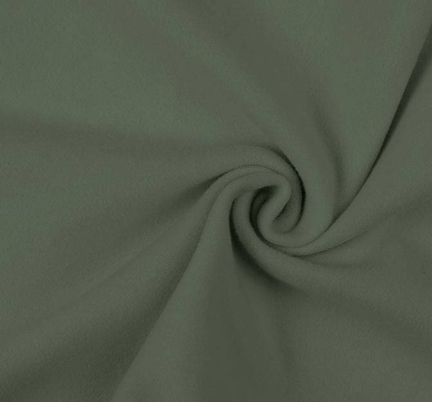 Wool Dobby Olive Width 58/60" Apparel Fabric