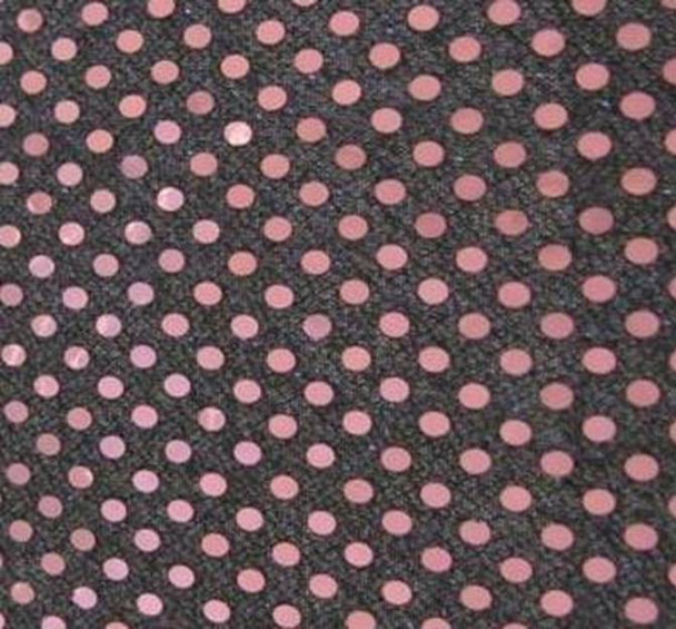 3MM Sequins On American Knit Black/Pink
