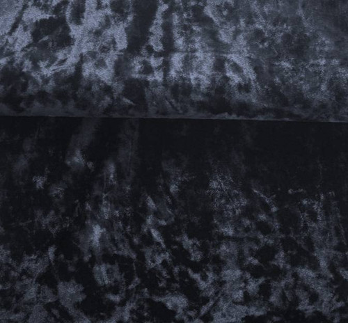 Black - Stretch Polyester Crushed Velvet Fabric – Prism Fabrics & Crafts