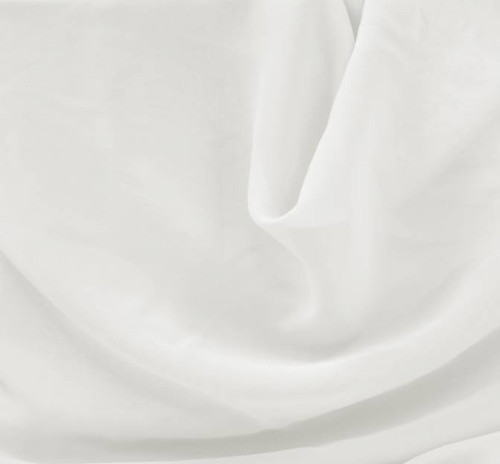 Chiffon (Hi Multi) White Width 58/60 Apparel Fabric