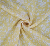 Rayon Crinkle 1D1289 Yellow