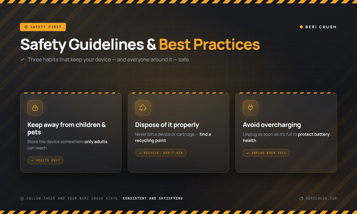 Safty guidlines and best practices
