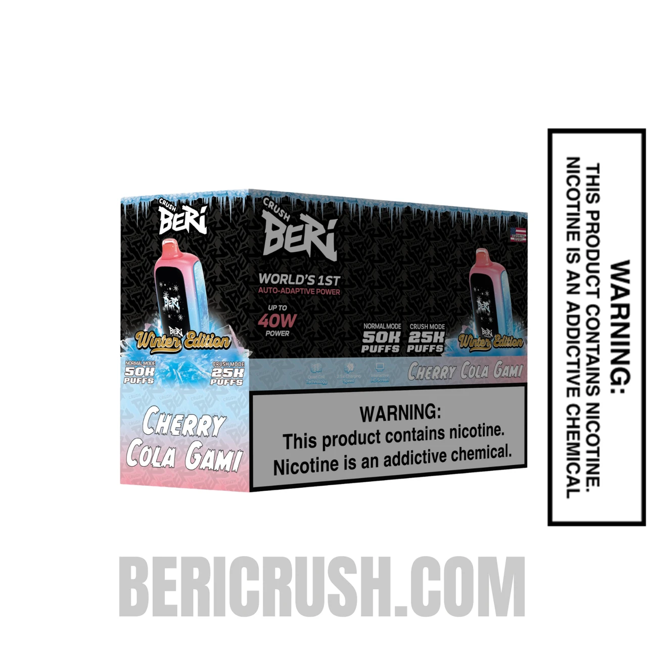 Cherry Cola Gami Beri Crush 50K Disposable Vape with Bundle Box