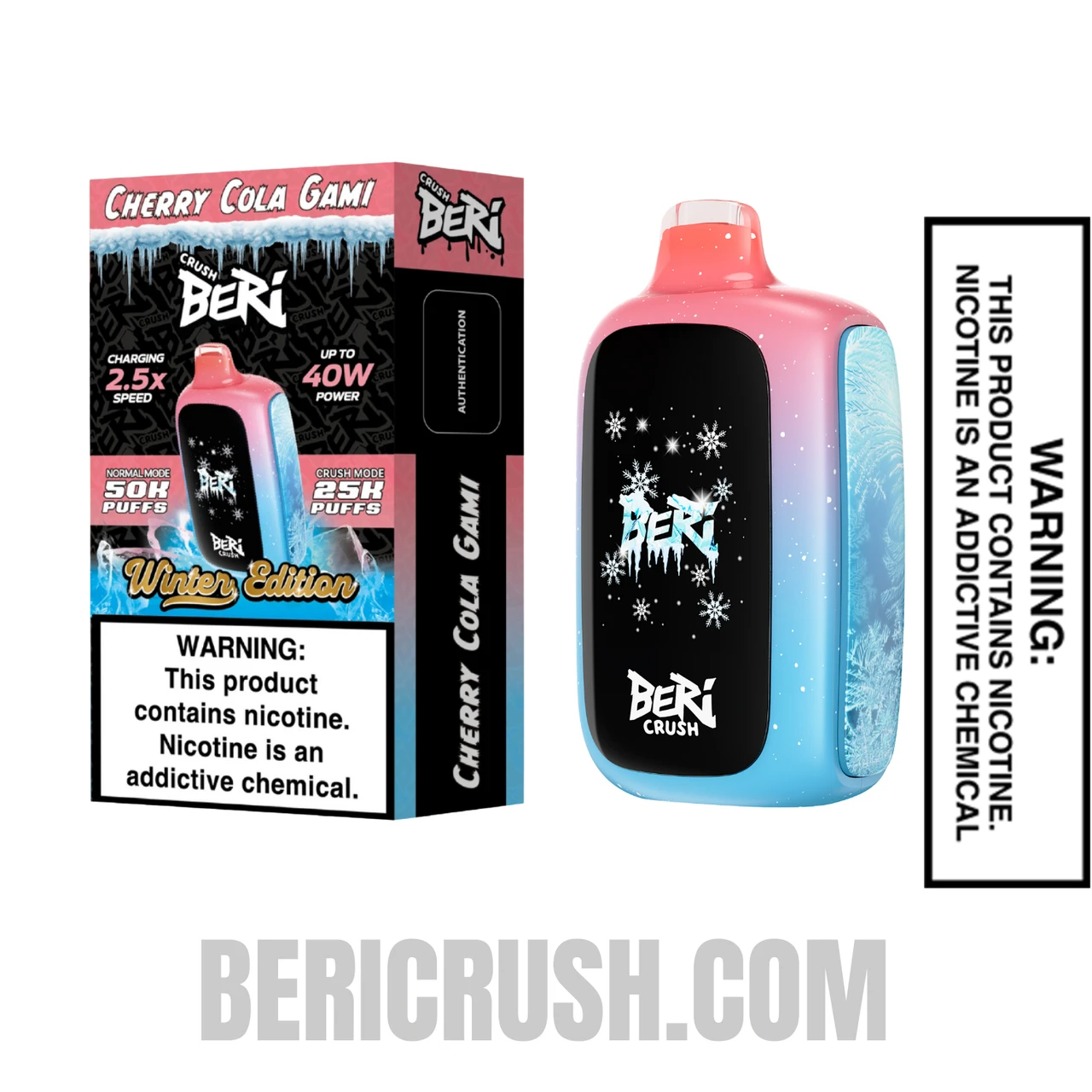 Cherry Cola Gami Beri Crush 50K Disposable Vape with Package Box
