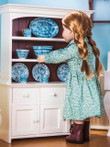 The Queen's Treasures Wooden Farmhouse Cupboard Dish Hutch, Furniture for 18 Inch Dolls The Queen's Treasures Wooden Farmhouse Cupboard Dish Hutch, Furniture for 18 Inch Dolls