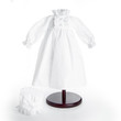 Little House On The Prairie Night Gown and Night Cap on our 18 inch doll clothing display stand. Little House On The Prairie Night Gown and Night Cap on our 18 inch doll clothing display stand.