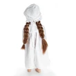 A back view of the Little House Night Gown and Night Cap 18" doll clothing.