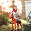 Frontier Outfit, with Hat and Boots for 18" Dolls, is worn by our Little House on the Prairie doll. 18" doll is pictured on The Queen's Treasures 18" doll horse.