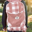 PRE ORDER NOW! Little House on the Prairie® 18 In Doll Carrier Sleep Bag, Pink Chk