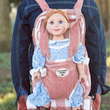PRE ORDER NOW! Little House on the Prairie® 18 In Doll Carrier Sleep Bag, Pink Chk