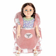 PRE ORDER NOW! Little House on the Prairie® 18 In Doll Carrier Sleep Bag, Pink Chk