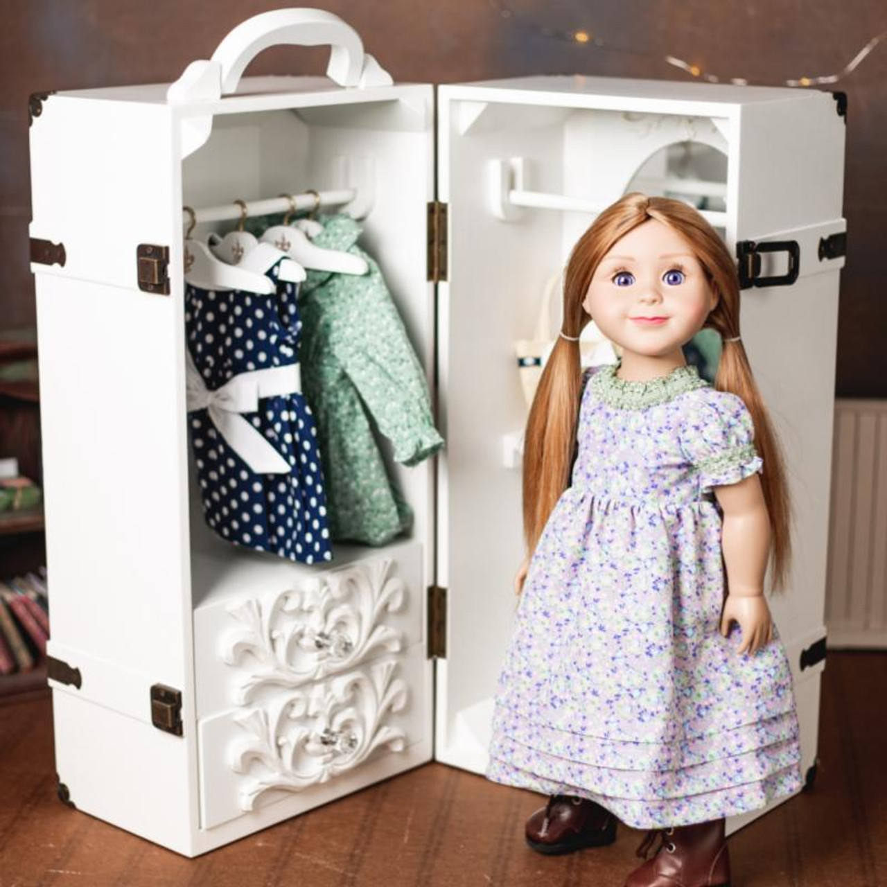 American Girl Closet  American girl storage, American girl doll furniture,  American girl doll house