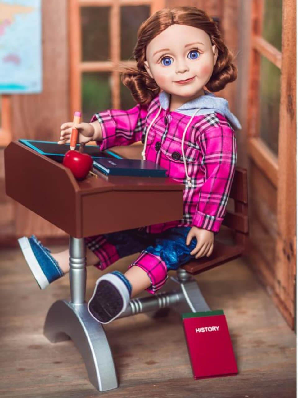 18 Inch Doll 1930s Classroom Furniture & Accessories