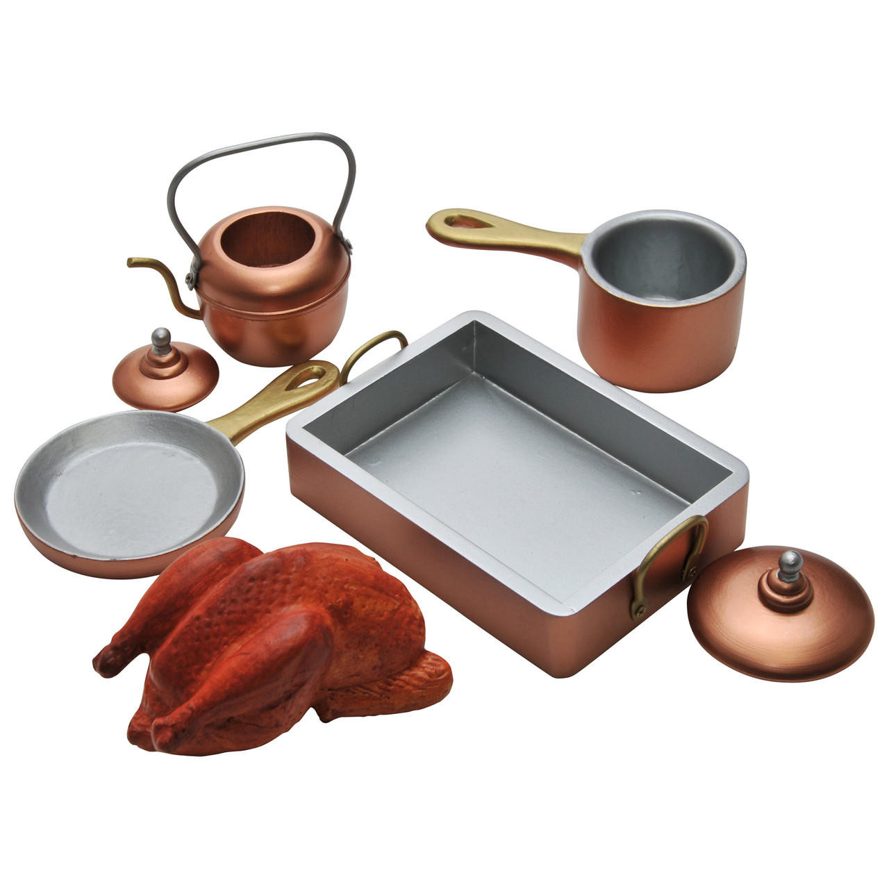 Our 18" doll accessories for 18" doll kitchen are compatible with American Girl® dolls.