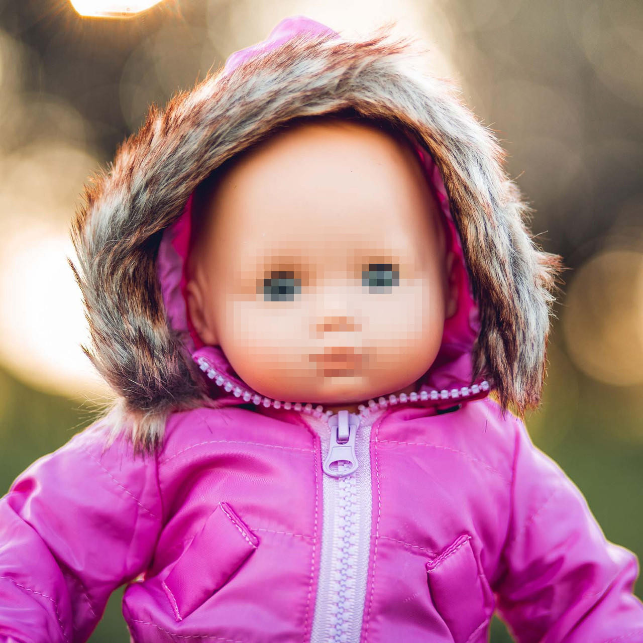 Pink Bitty Complete Snow Suit, Clothes for 15 Inch Baby Dolls