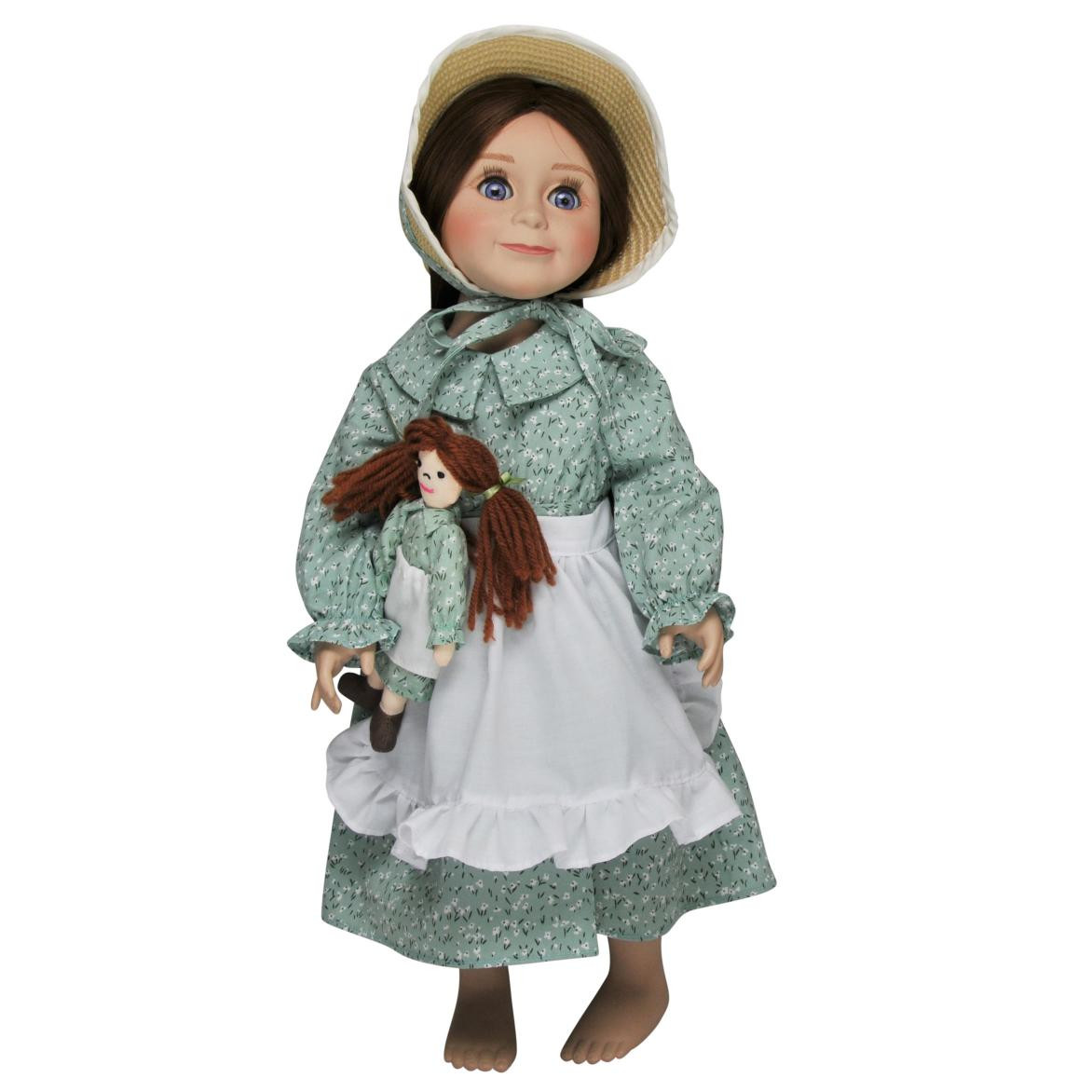 green doll dress Green Nancy Doll Dress