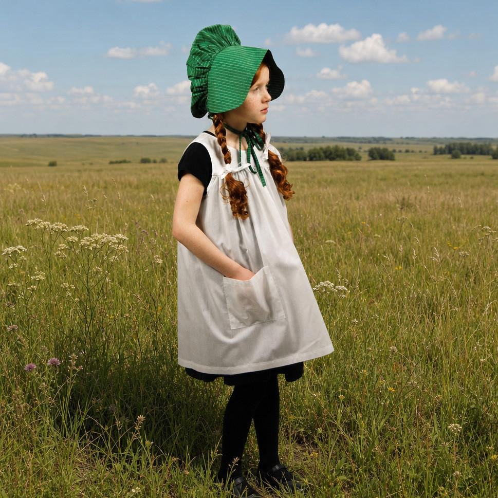 Child Size Little House Apron & Bonnet Set – Shop Now