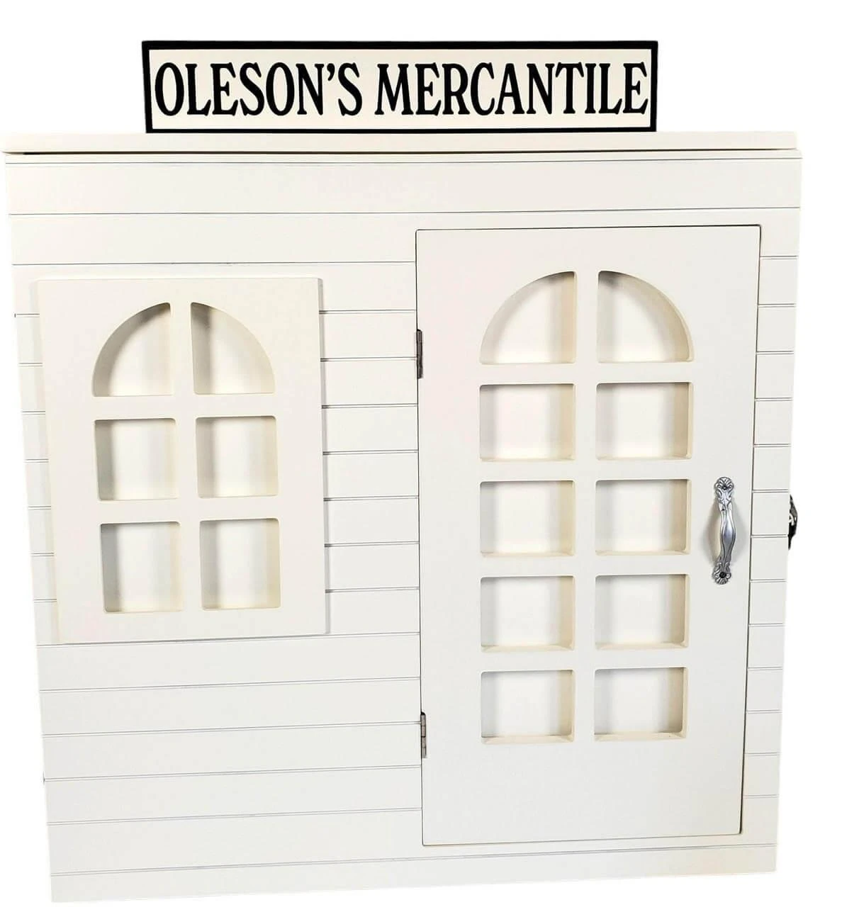 Oleson's Mercantile sign and shop details inspired from little house on the prairie