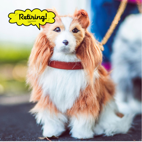 The Queen's Treasures Collie Puppy Dog Pet, Accessory for 18 Inch Dolls