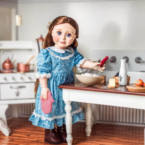 レトロ American doll Vintage Baking Tool Sets for 18 Inch American Girl Dolls