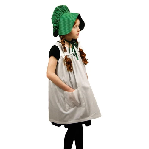 The Queen's Treasures Little House On The Prairie Child's Apron & Prairie Bonnet with 3pc 18" Doll Clothes Outfit