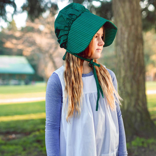Little House On The Prairie Child's Apron & Prairie Bonnet Little House On The Prairie Child's Apron & Prairie Bonnet