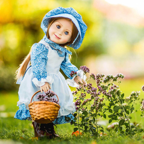 18 inch Mary Ingalls doll compatible with American Girl dolls.