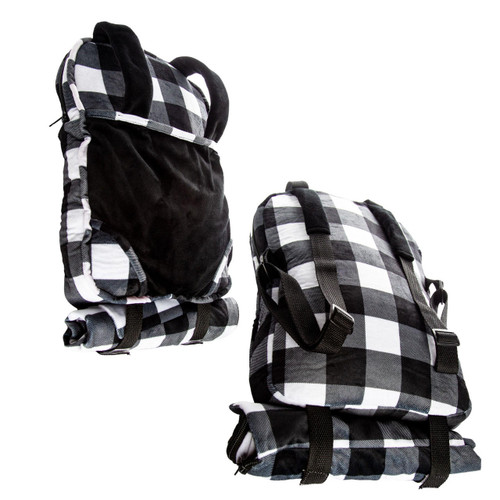 Against white backdrop 2 views of the American Backpack doll carrier which includes matching 18 inch doll sleeping bag. Against white backdrop 2 views of the American Backpack doll carrier which includes matching 18 inch doll sleeping bag.
