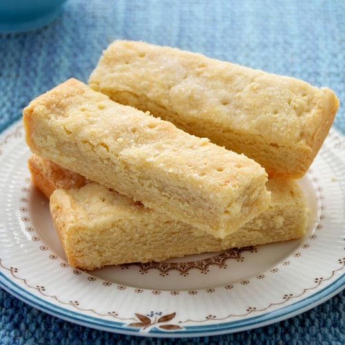 Little House on the Prairie Pantry  shortbread mix, baked on plate