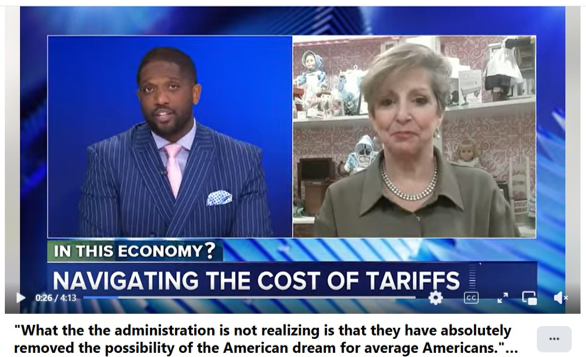 Joann Cartiglia, President of  The Queen's Treasures, interview with ABC News