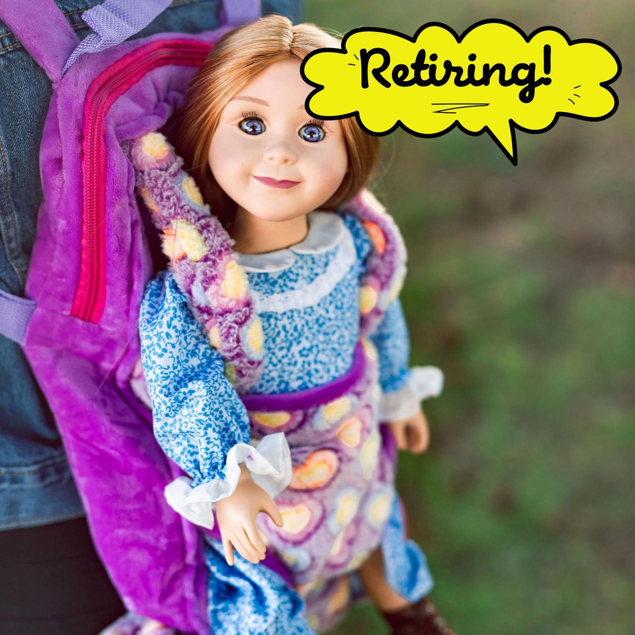 Purple Doll Carrier Backpack with Sleeping Bag | 18