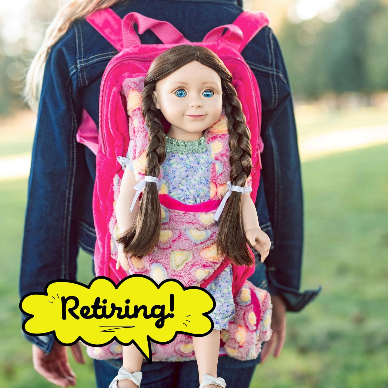 american girl doll travel backpack Sparkly Pink inch or 12 Colorful Teddy Bear Backpack &