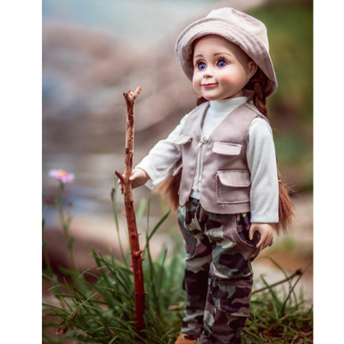 4 Piece Fishing Adventure Outfit, Clothes for 18 Inch Dolls