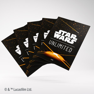 Star Wars: Unlimited Art Sleeves - Card Back Orange Star Wars: Unlimited Art Sleeves - Card Back Orange