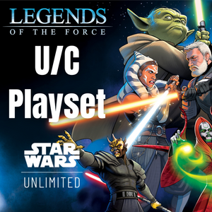 Uncommon/Common Play Set - Legends of the Force - Star Wars: Unlimited Uncommon/Common Play Set - Legends of the Force - Star Wars: Unlimited