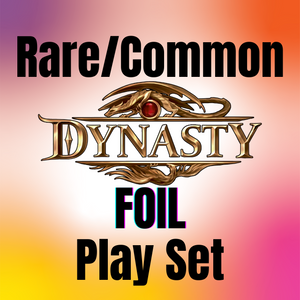 Rainbow Foil Dynasty Rare/Common Play Set Rainbow Foil Dynasty Rare/Common Play Set