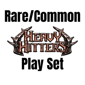 Heavy Hitters Rare/Common Play Set Heavy Hitters Rare/Common Play Set