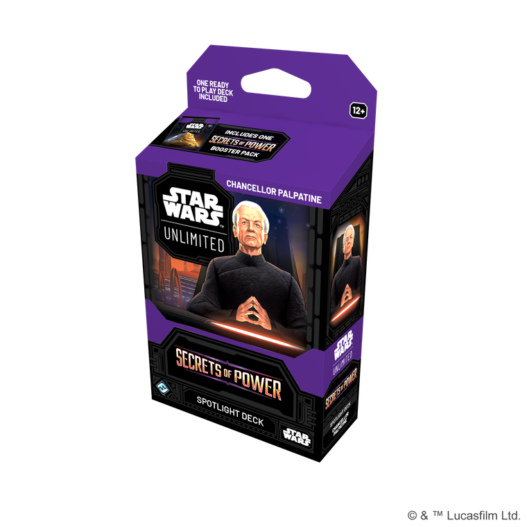 Chancellor Palpatine Spotlight Deck - Secrets of Power - Star Wars: Unlimited