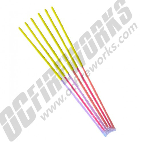 Buy Fireworks Online Glow Stick Sparklers 6pk OCFireworks