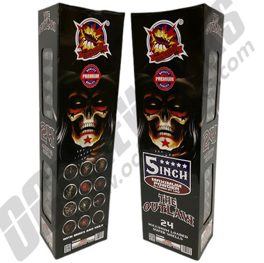The Outlaw 5 Inch Canister Shells 24pk