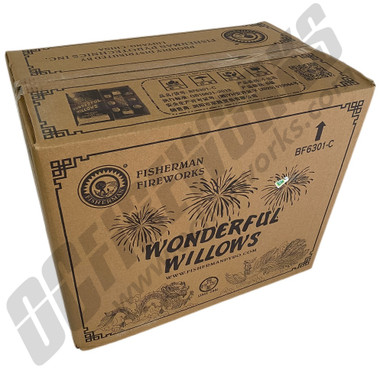 Wholesale Fireworks Wonderful Willows Ball Shells Case 12/6