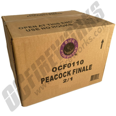 Wholesale Fireworks Online | OMG Peacock Finale Box Case 2/1
