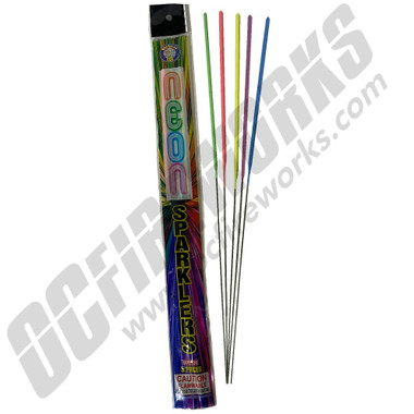 Brothers Neon Sparklers 18" 5pk